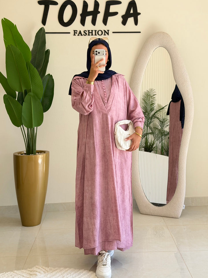 Dress Linen Turkey Bink