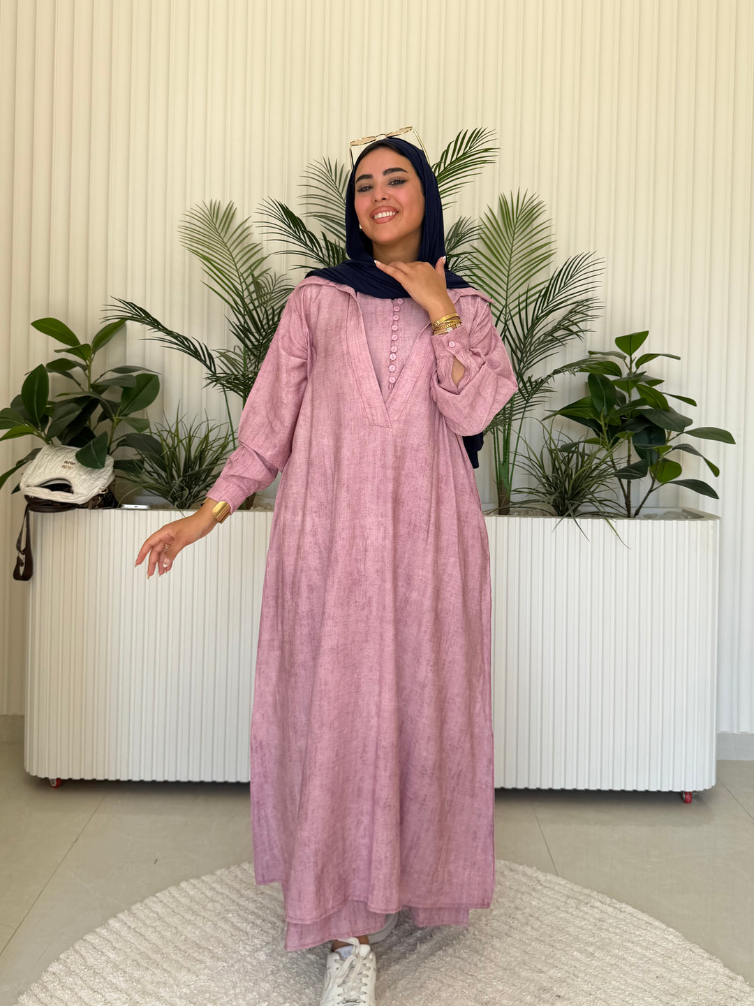 Dress Linen Turkey Bink