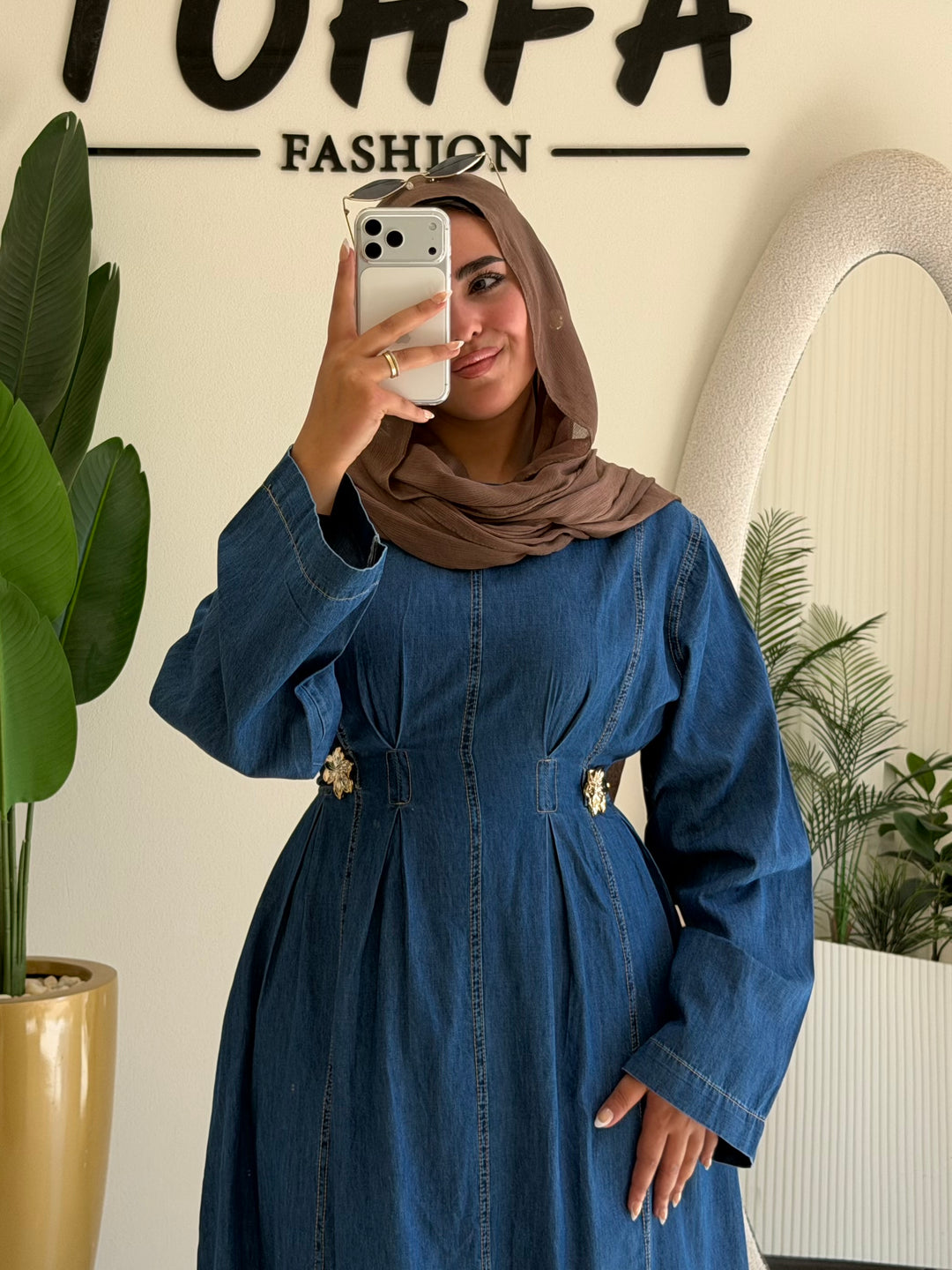 Dress Denim Dark Blue