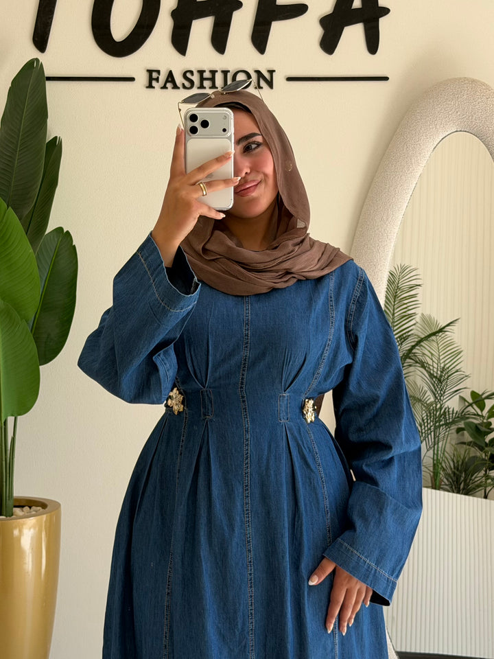 Dress Denim Dark Blue