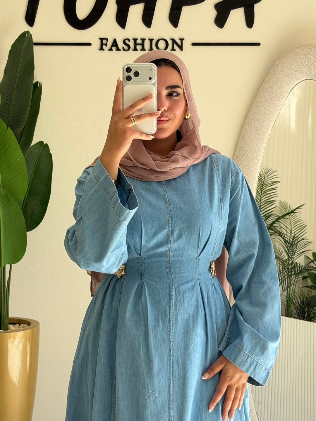 Dress Denim Light Blue