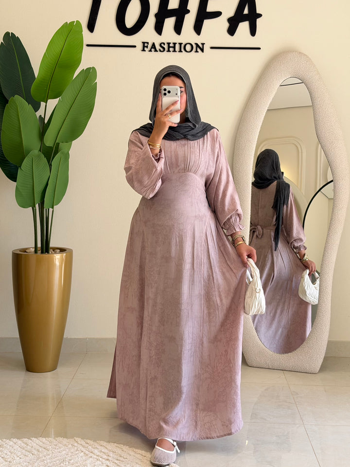 Dress Linen Jacquard