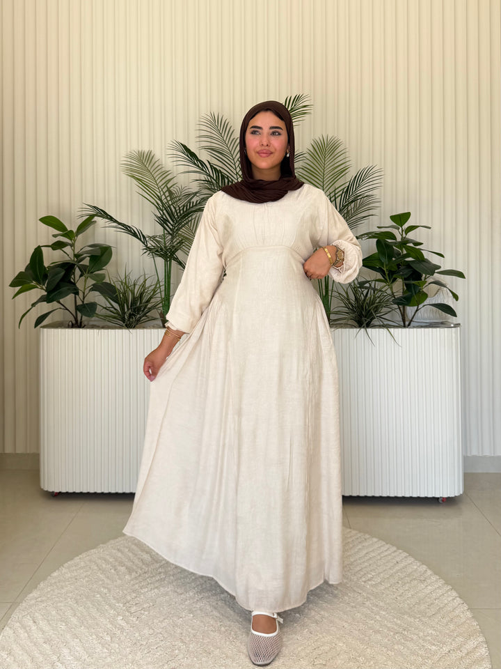 Dress Linen Jacquard