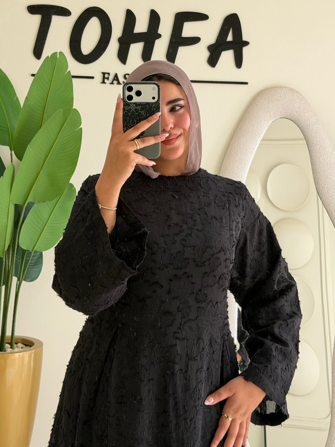 Dress Tohfa Black