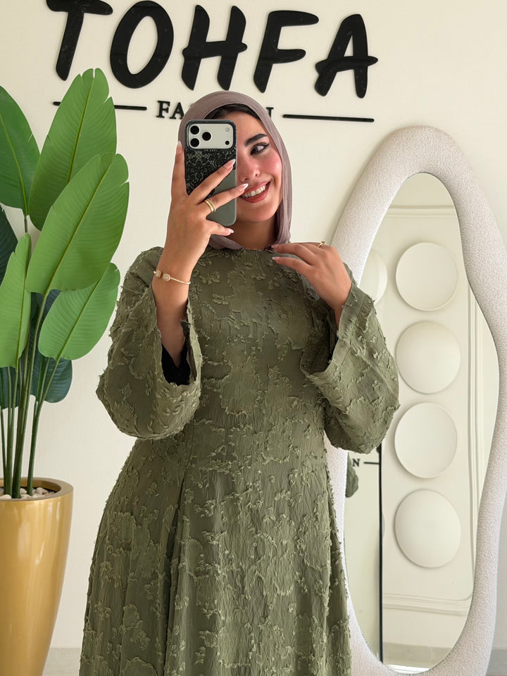Dress Tohfa Olive