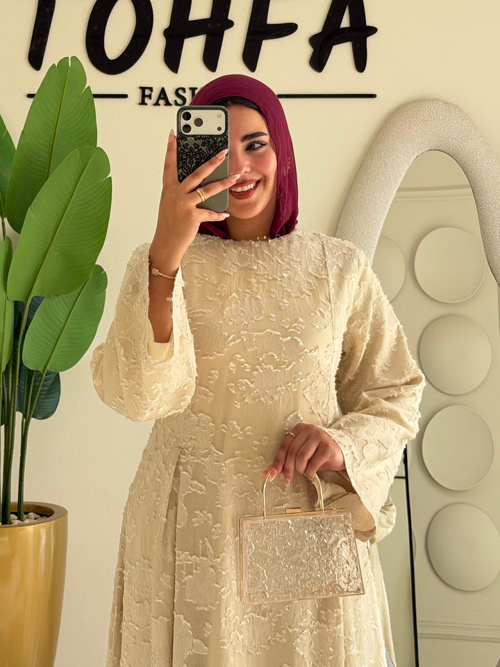 Dress Tohfa Beige