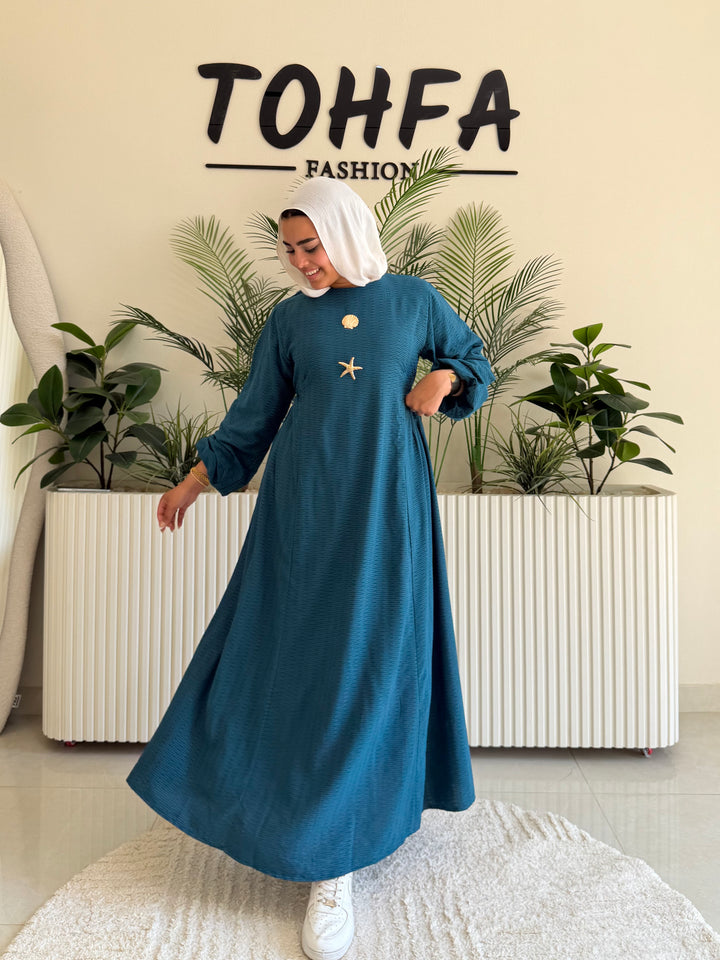 Dress Jacquard Blue