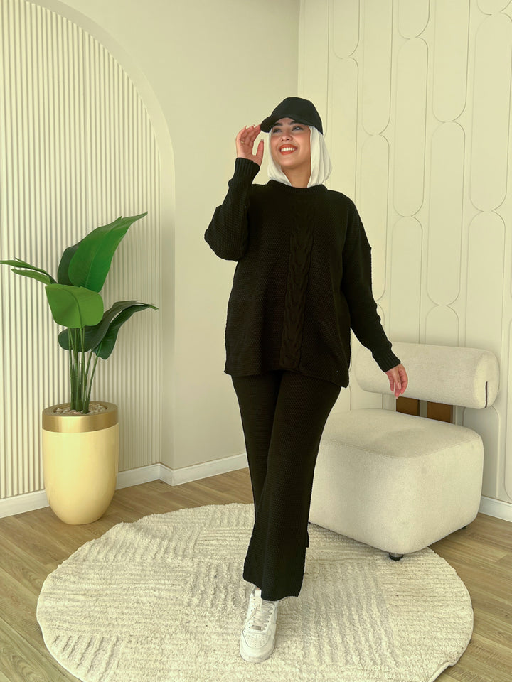 Set Knitted Black