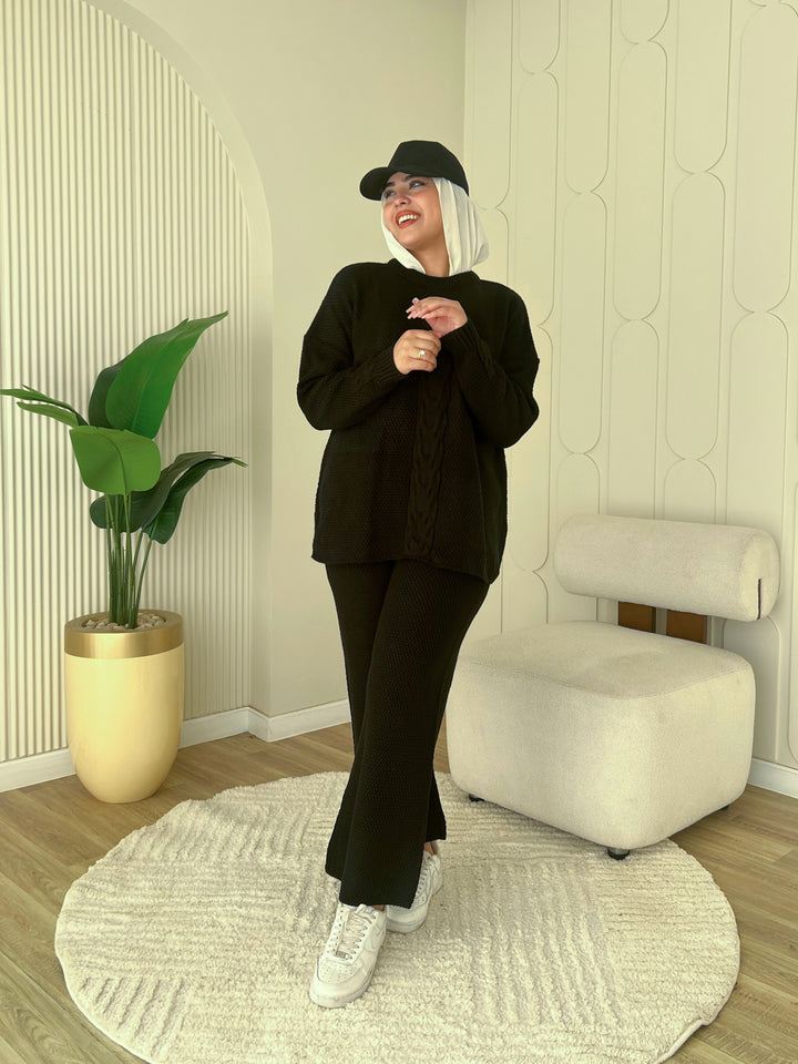 Set Knitted Black