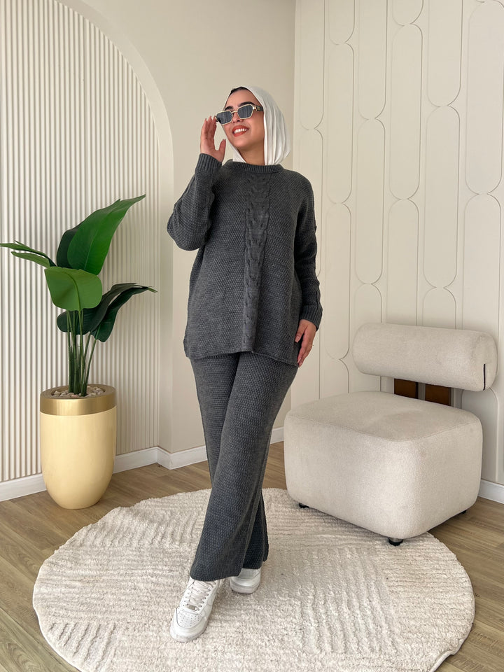 Set Knitted Gray