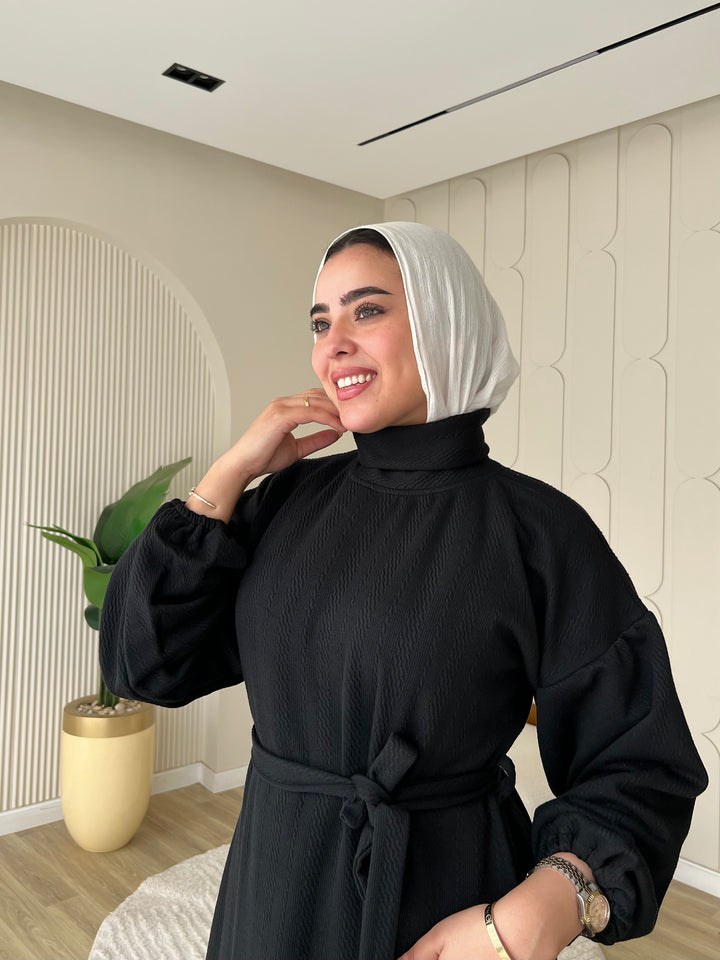 Dress Jacquard Black