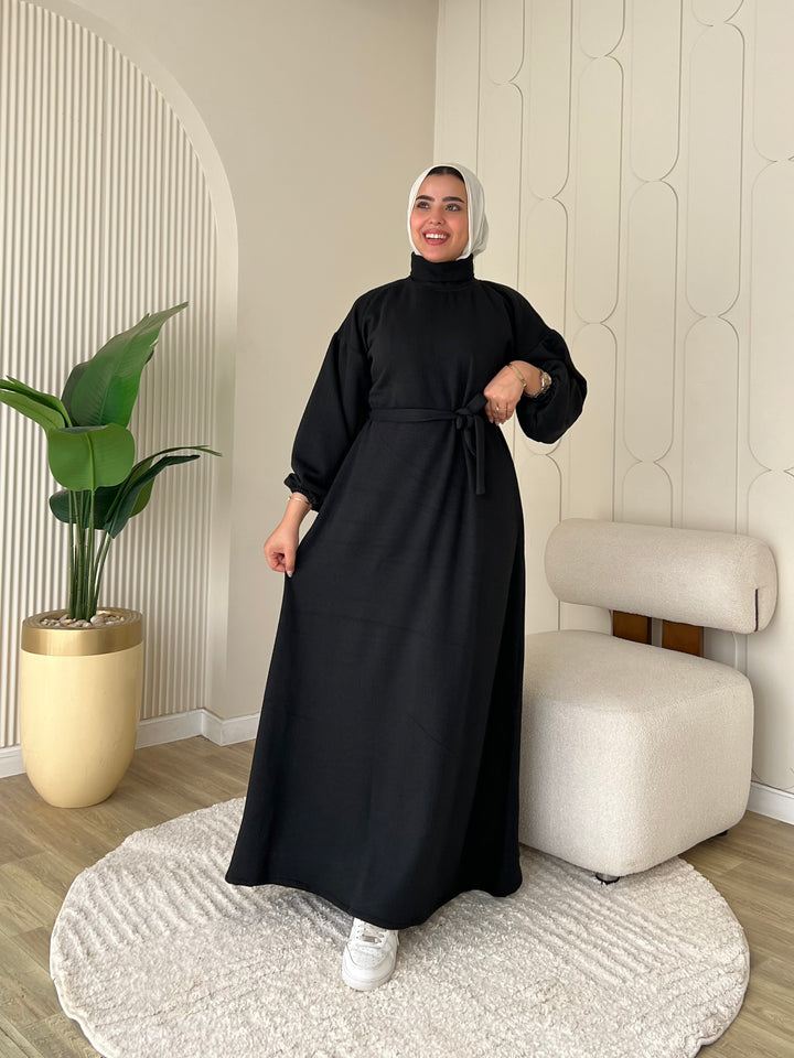 Dress Jacquard Black