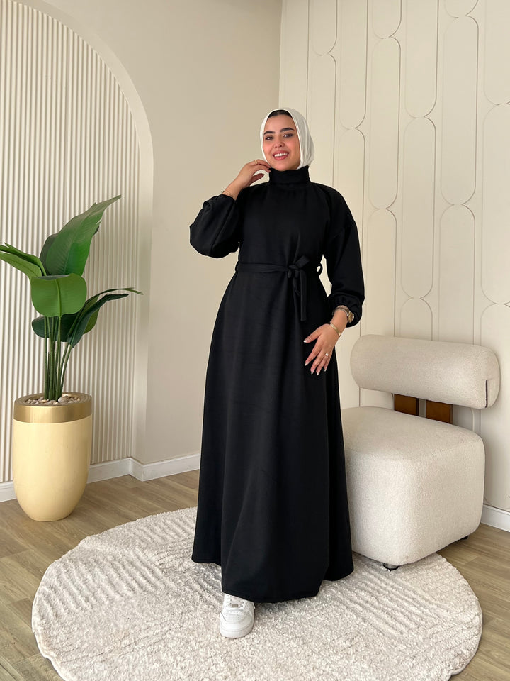 Dress Jacquard Black