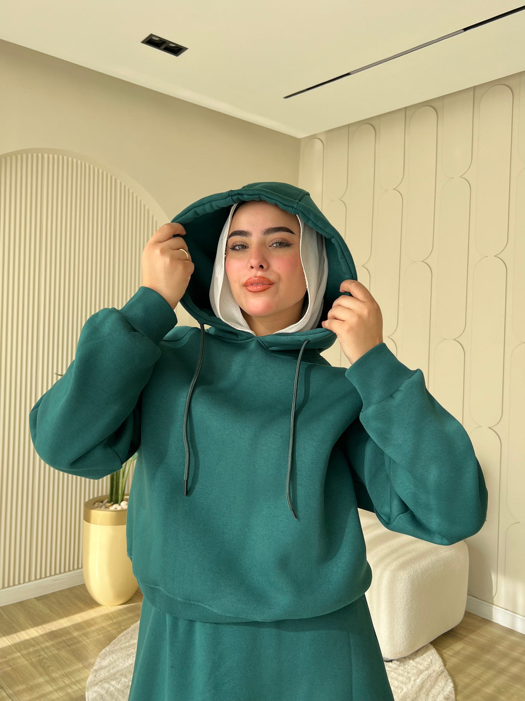 Set Melton Casual Grean