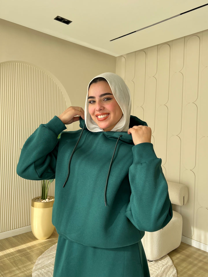 Set Melton Casual Grean