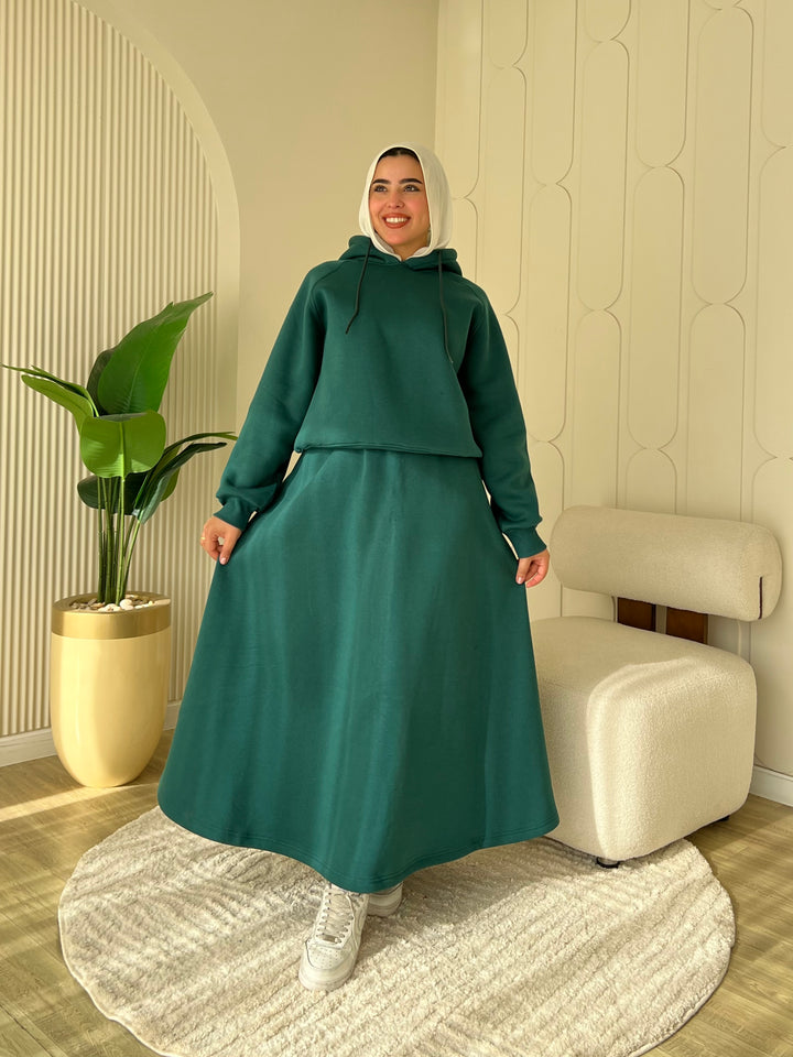 Set Melton Casual Grean