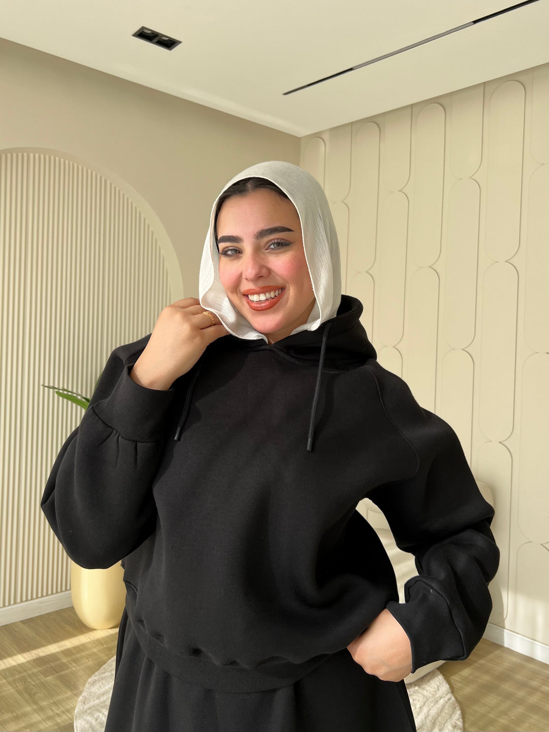 Set Melton Casual Black