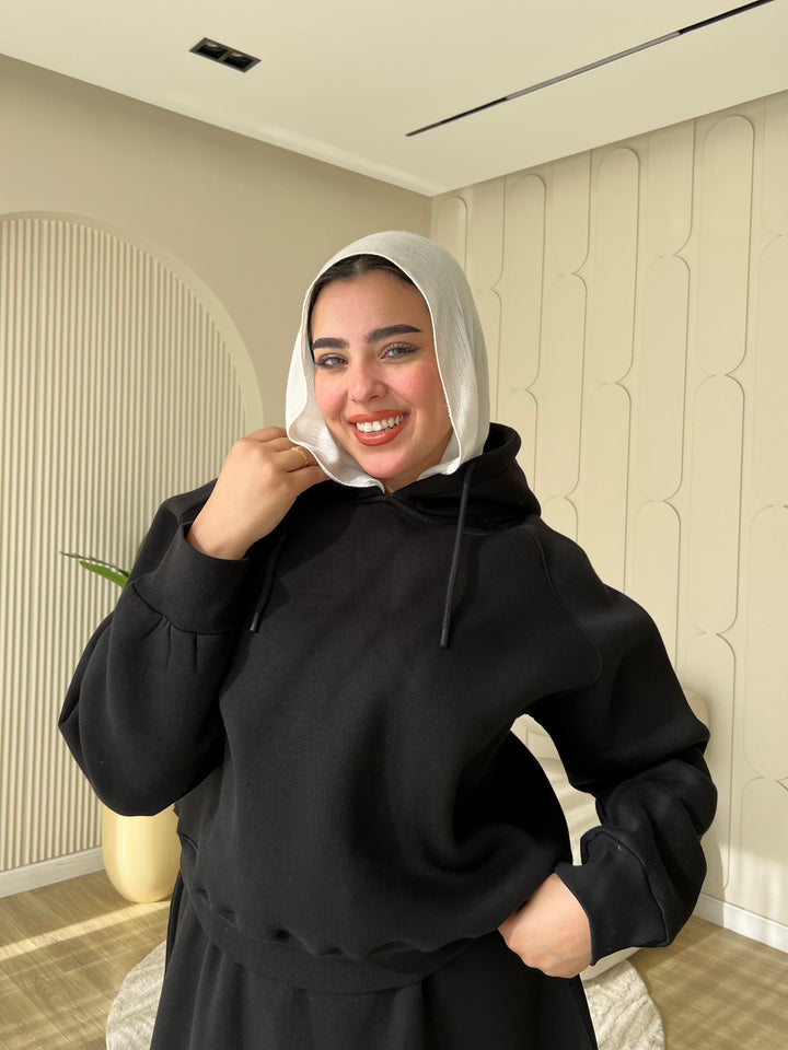 Set Melton Casual Black