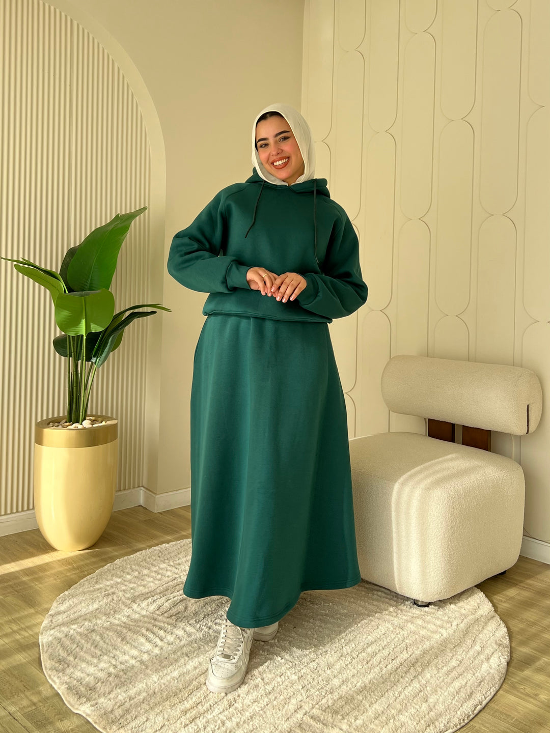 Set Melton Casual Grean