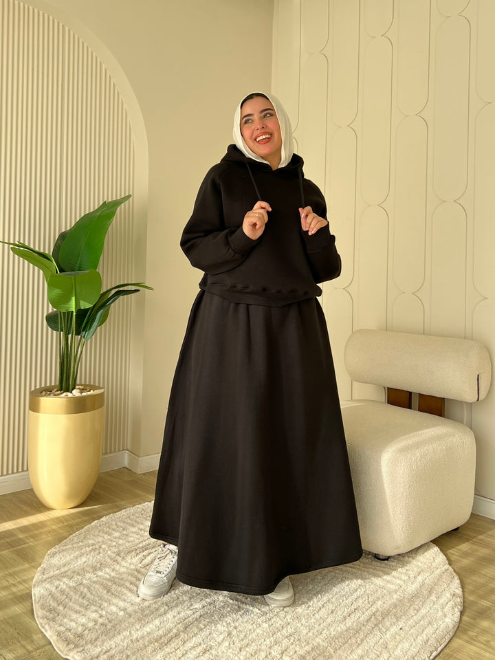 Set Melton Casual Black