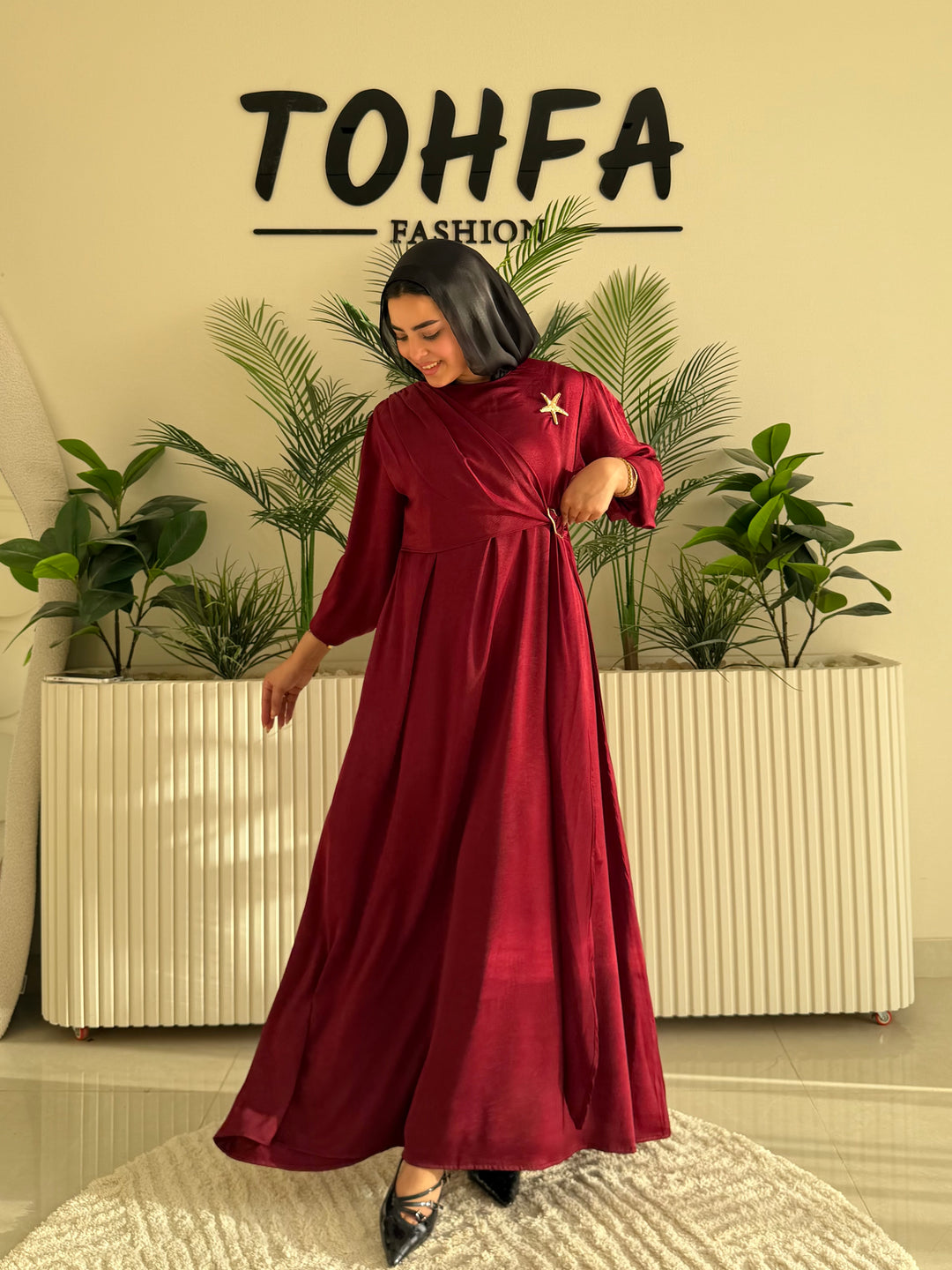Dress Burgandy