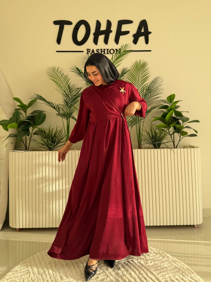 Dress Burgandy