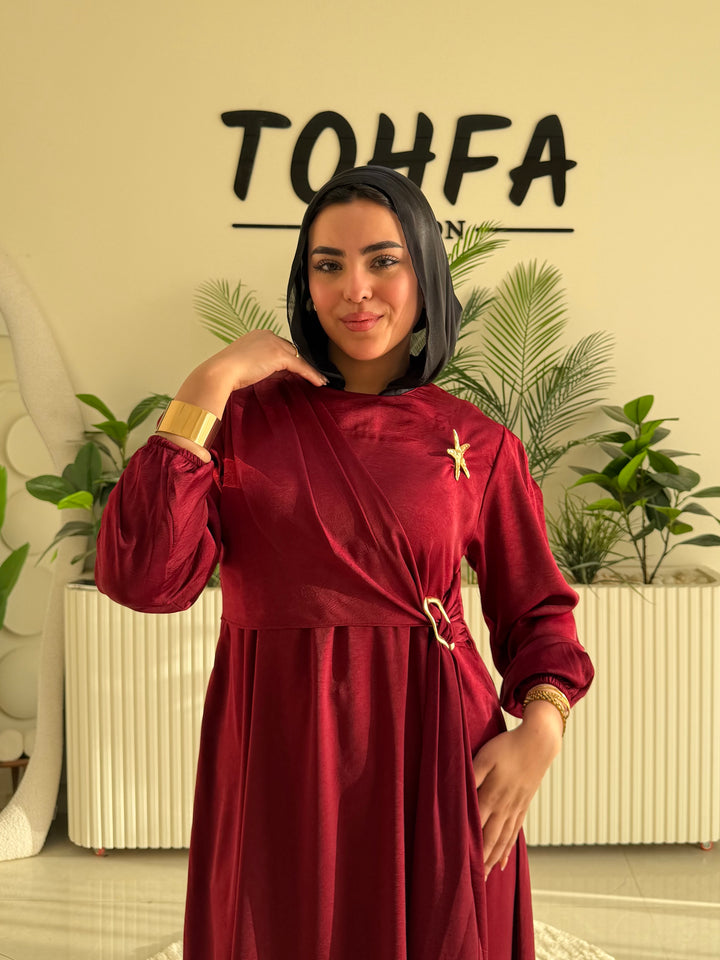 Dress Burgandy