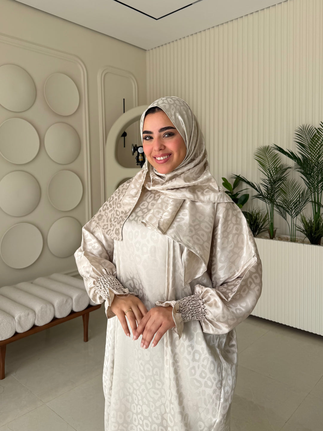 Isdal Jacquard Beige