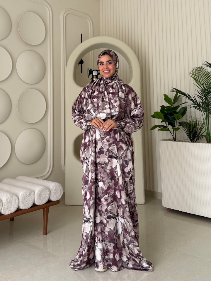 Isdal Satin Velvet Purple