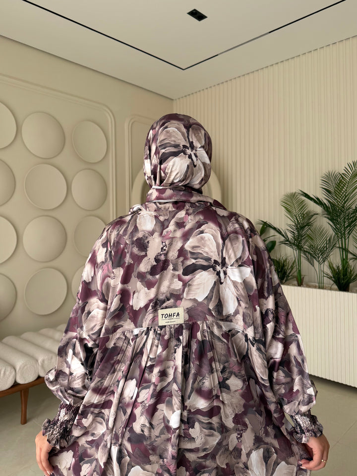 Isdal Satin Velvet Purple