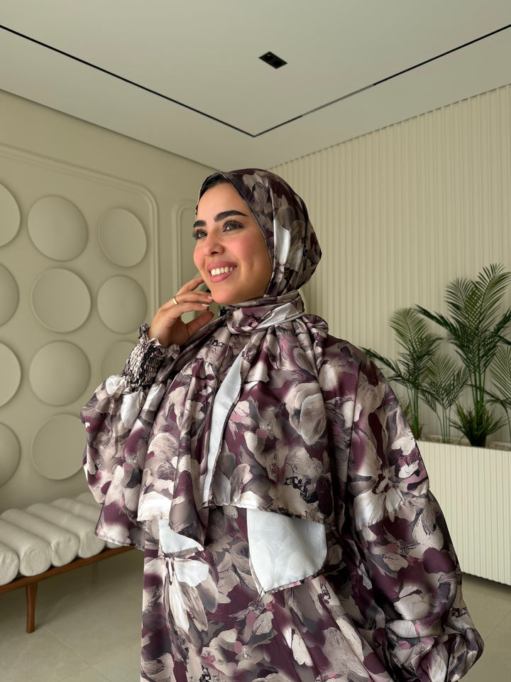 Isdal Satin Velvet Purple