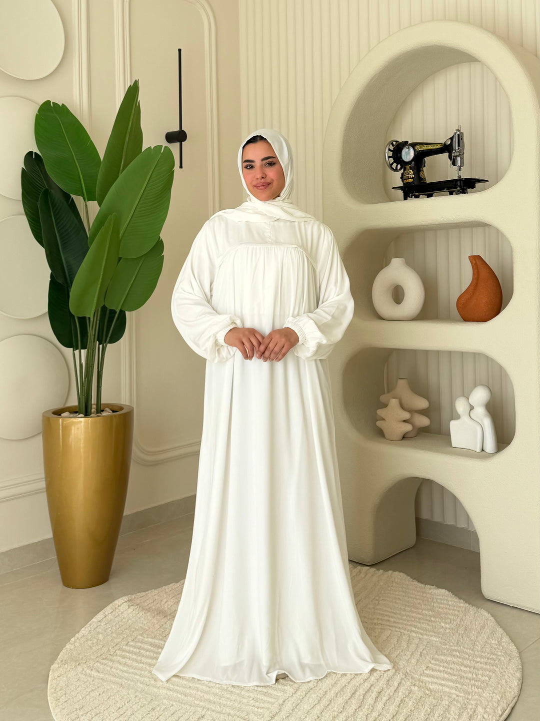 Abaya Umrah White