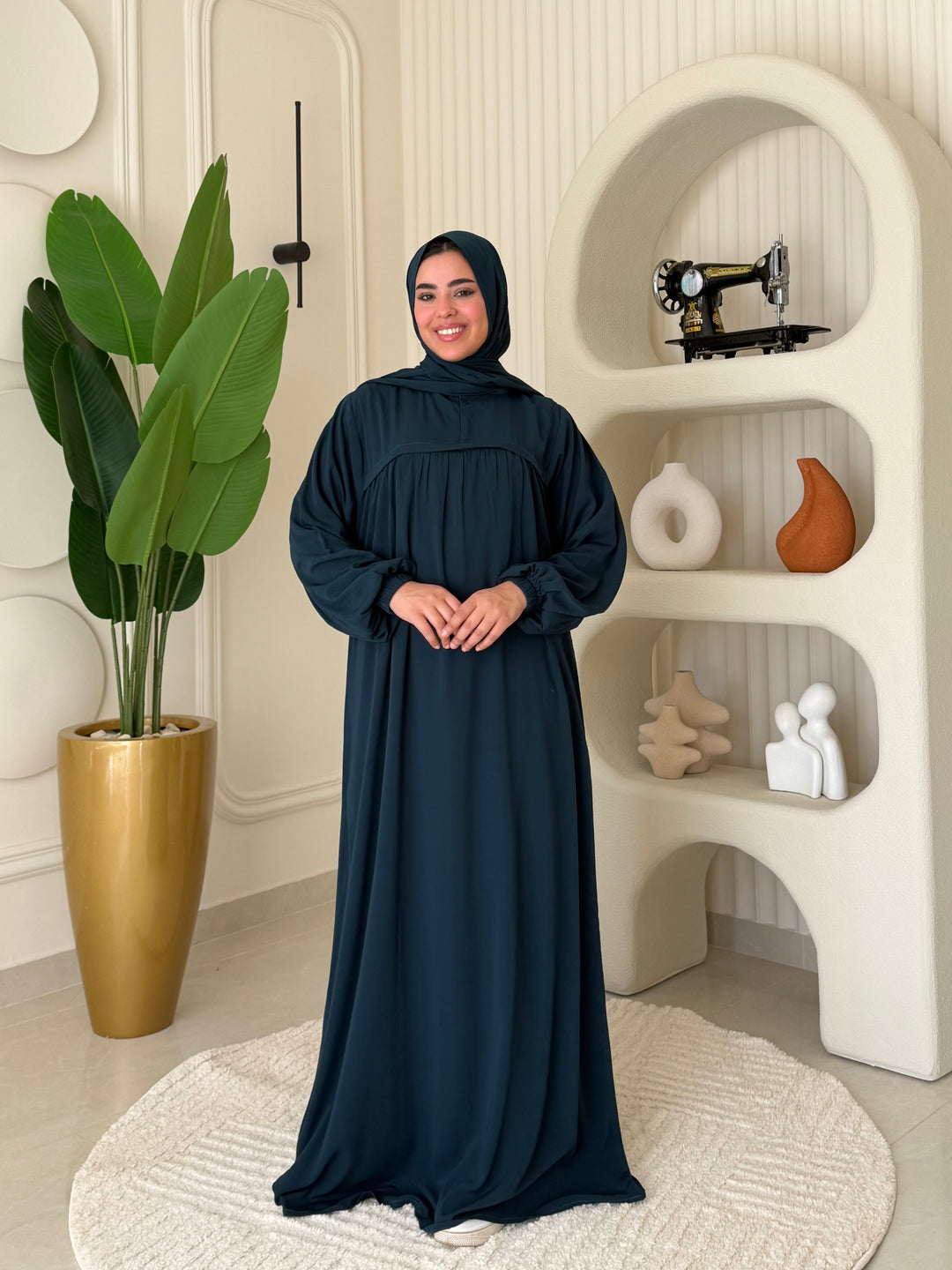 Abaya Umrah Blue