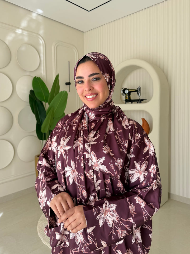 Isdal Stain Flower Burgandy